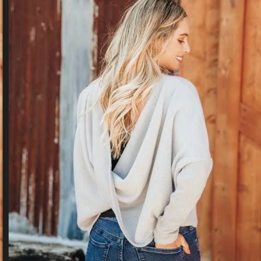 Grace + Emma Carried Away Long Sleeve Sweater